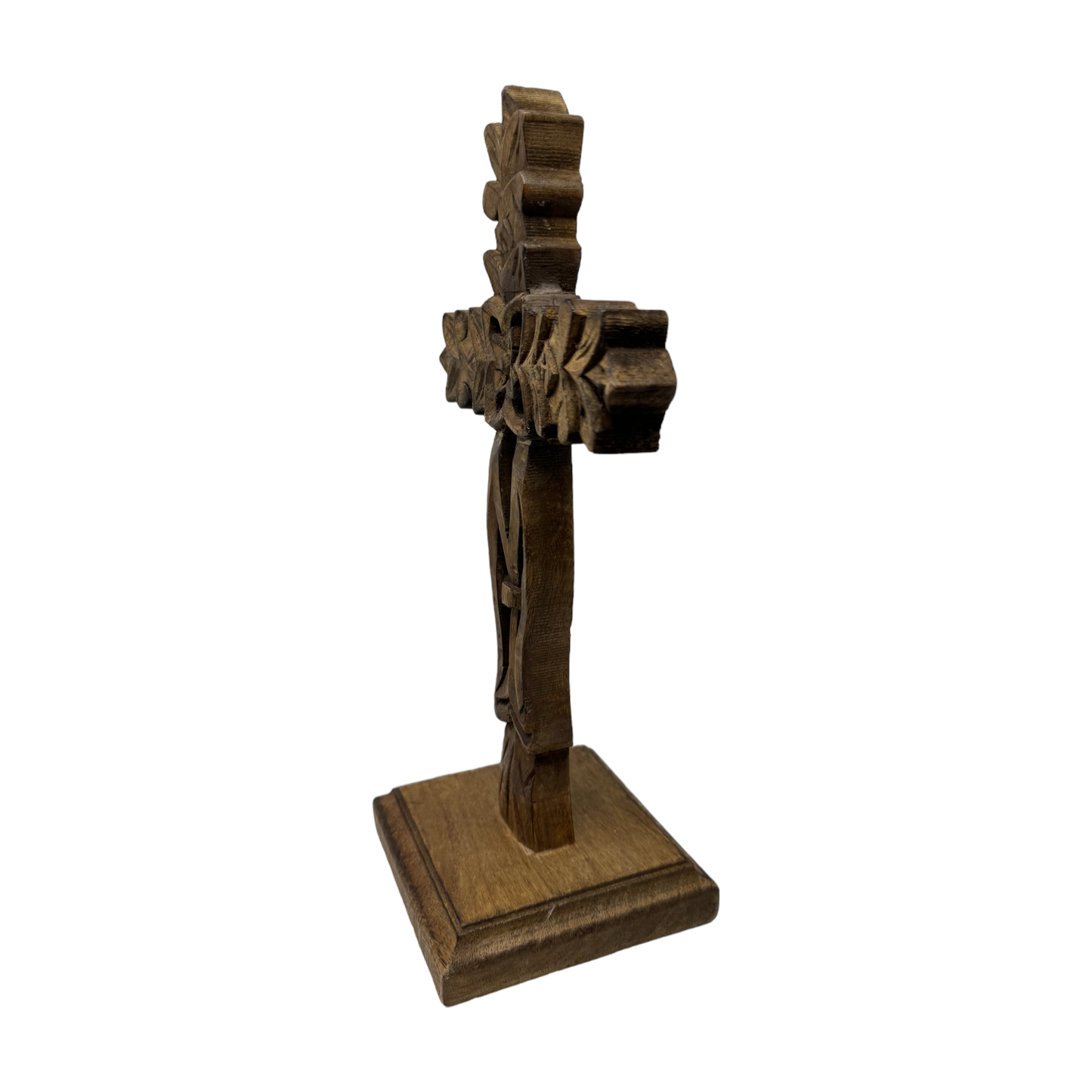 San Angelo Hand Carved  Mango Wood Table Cross