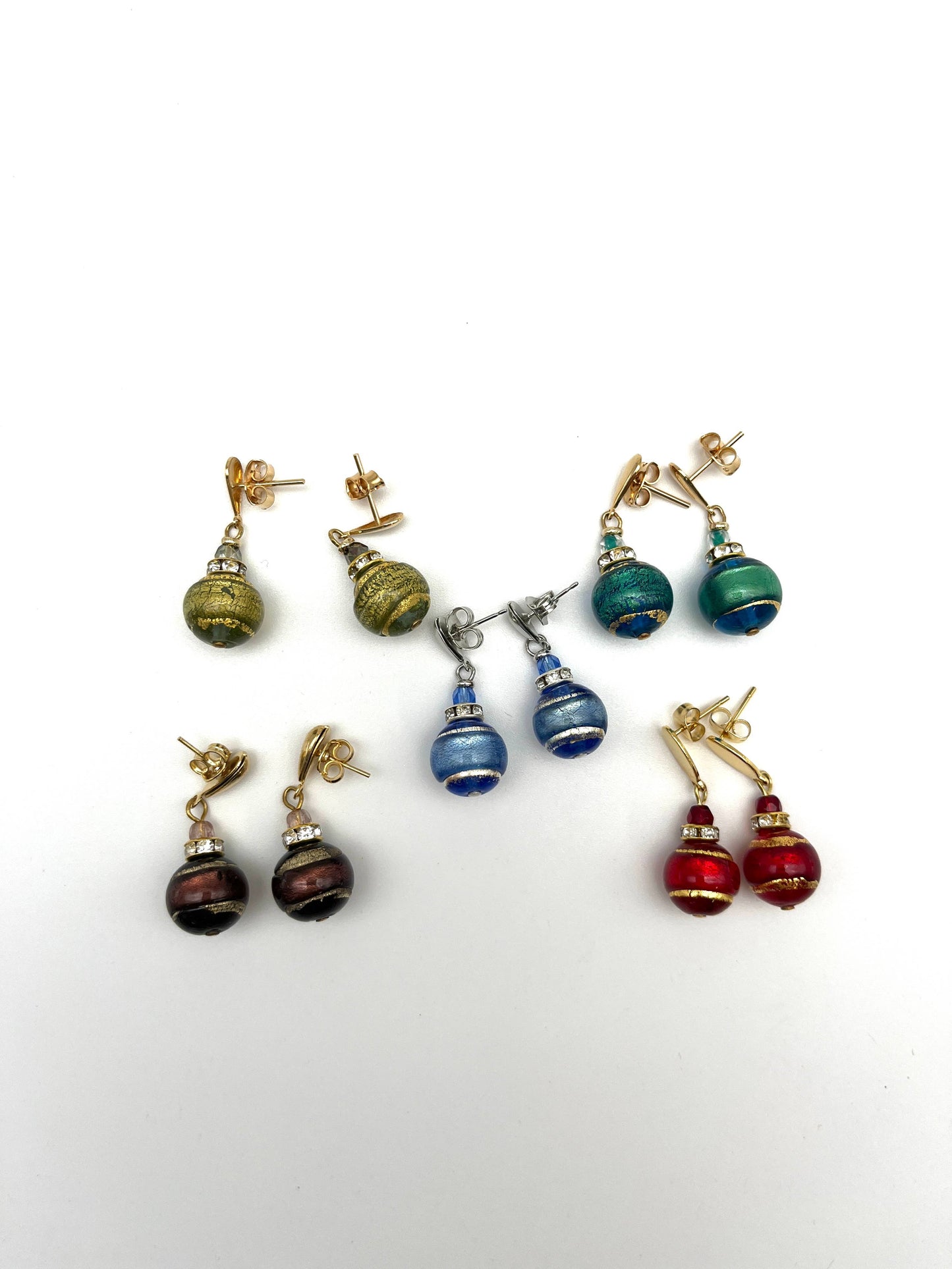 Laura Murano Glass Jewelry Collection - 5 Color Option