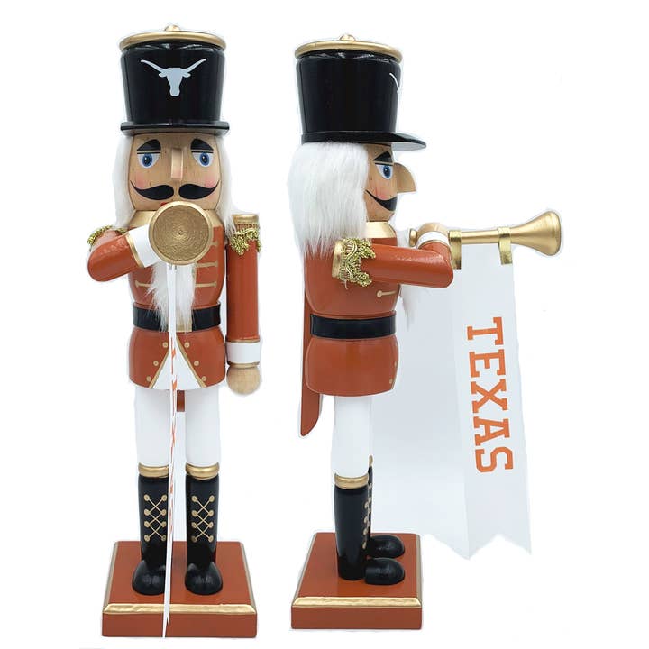 14" Texas Longhorns Bugler Nutcracker