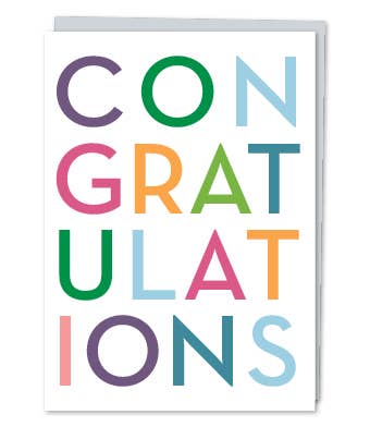 “Congratulations” Greeting Card