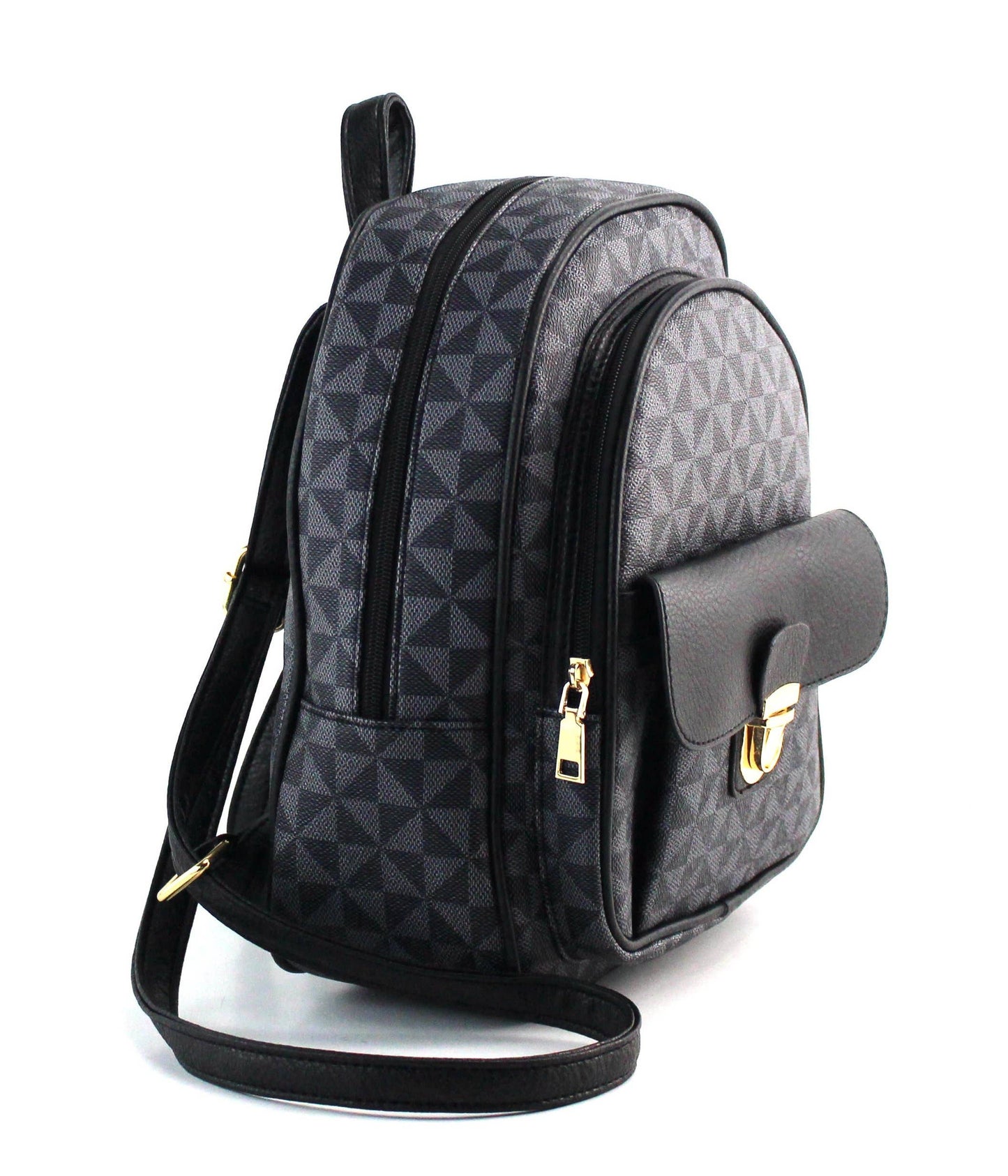 Backpack with Front Flip Pocket