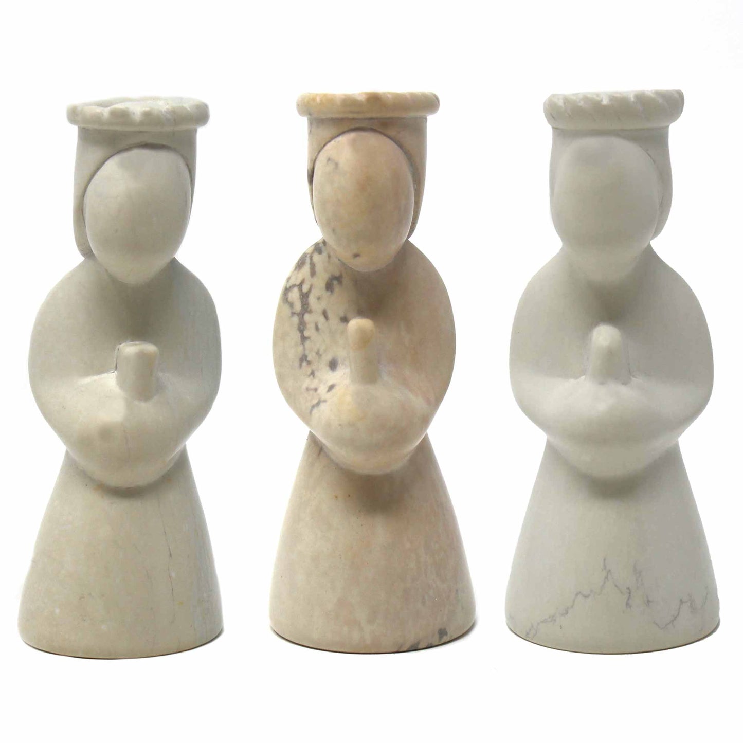 Nativity Soapstone Sculpture - 13 Piece Set