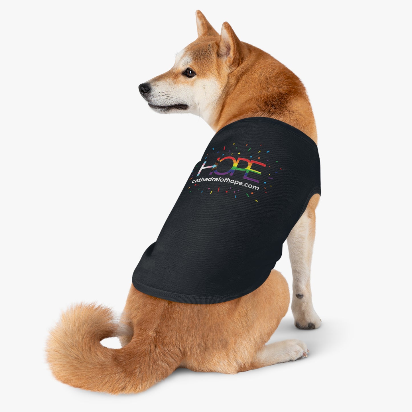 Hope Progress Pride Dog Tee