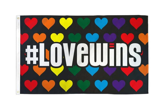 Love Wins Flag 3x5ft Poly