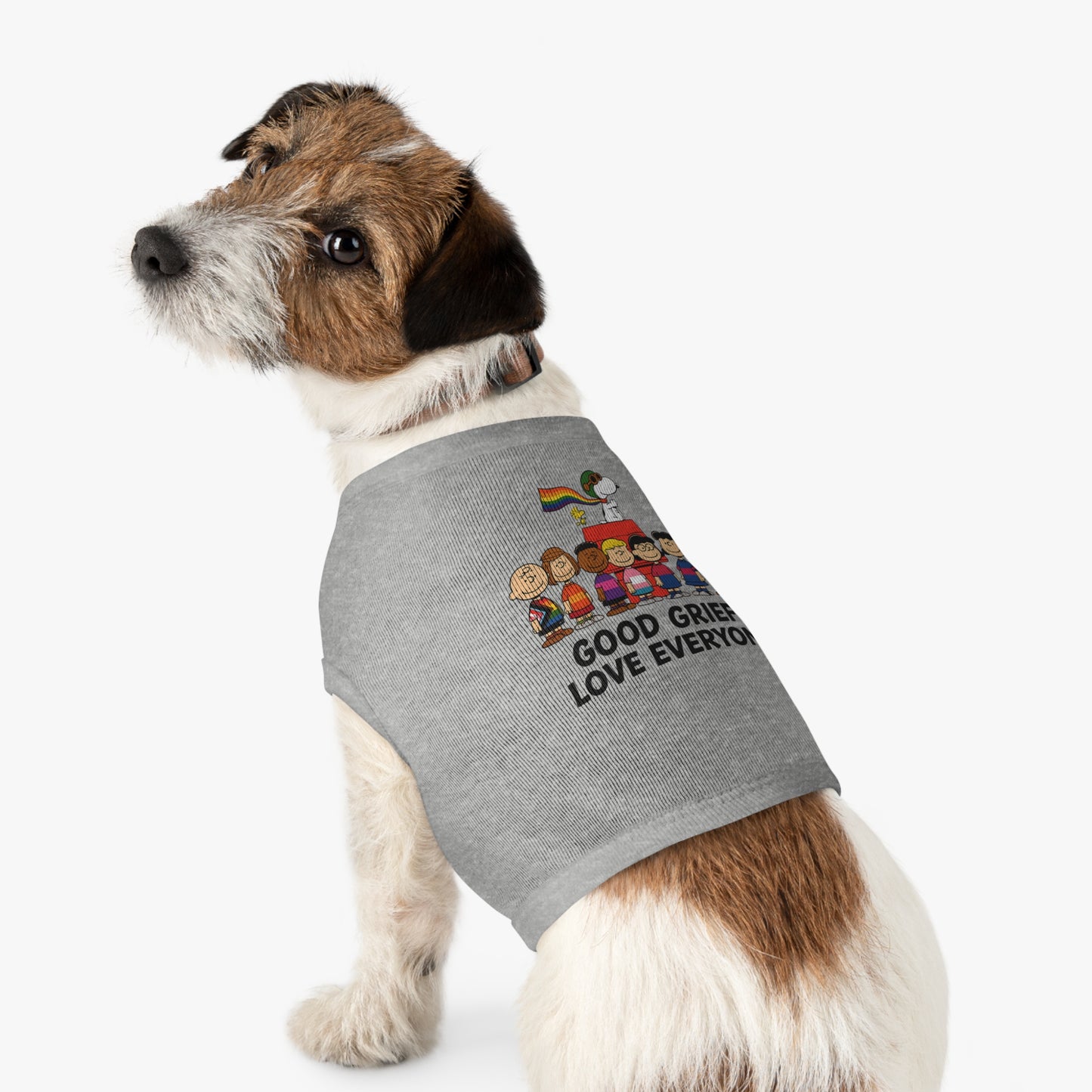 Good Grief, Love Everyone Dog Tee