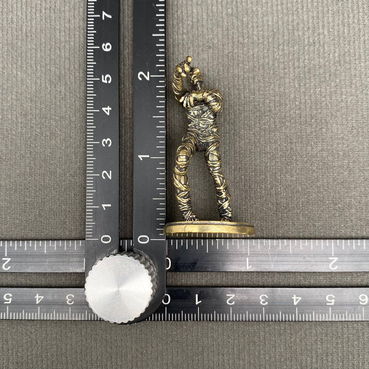 Brass Skeleton Mummy Crafts Decoration Desktop Ornaments