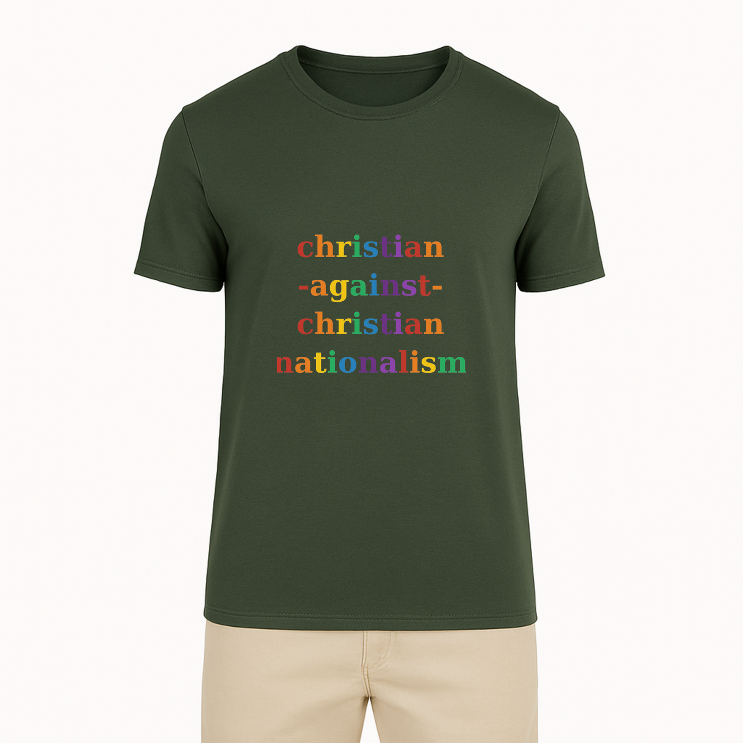 Christians Against Nationalism Tee - 11 Colors