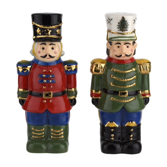 Spode Christmas Tree Nutcracker Salt and Pepper