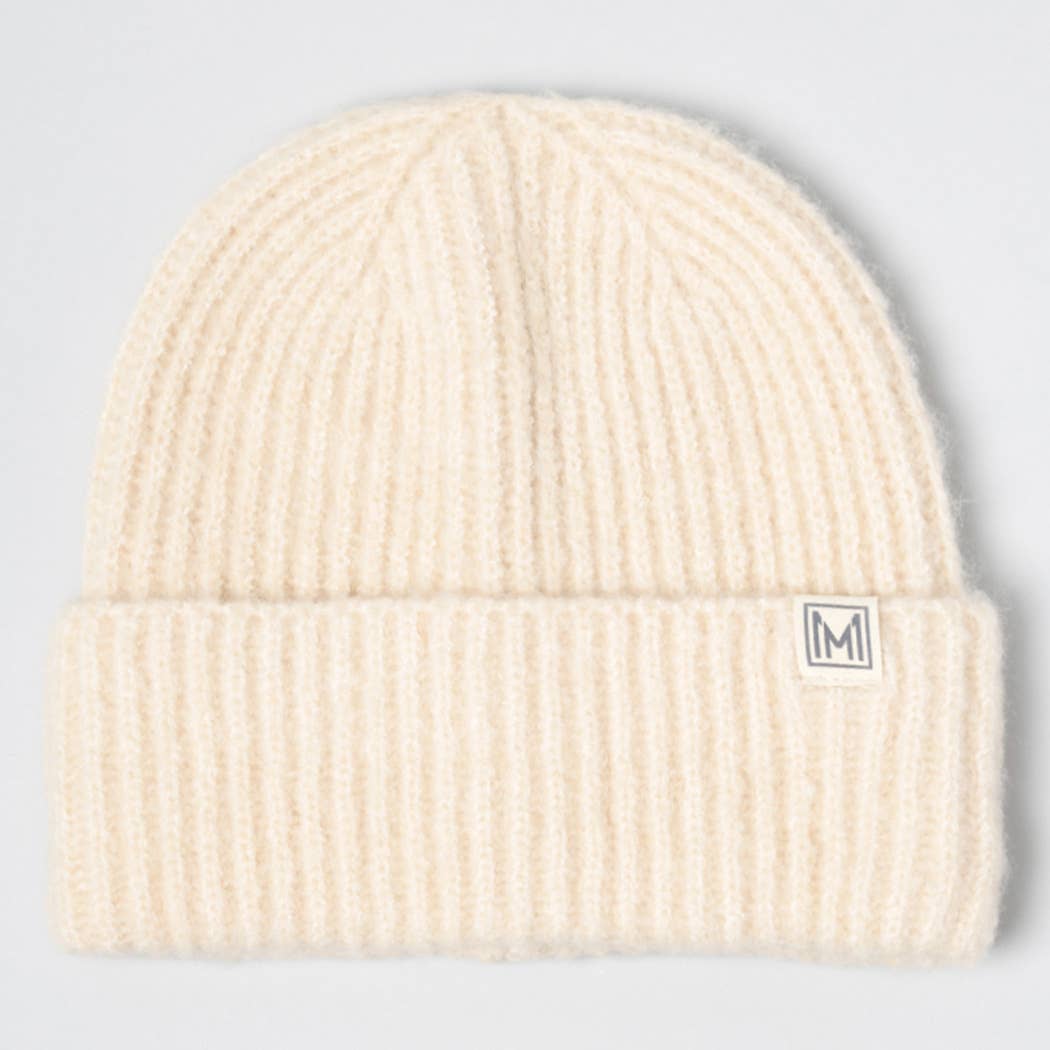 Winter Soft Ribbed Knit Cuff Beanie Hat