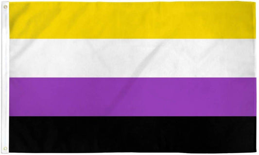 Non-Binary Flag 3x5ft Poly