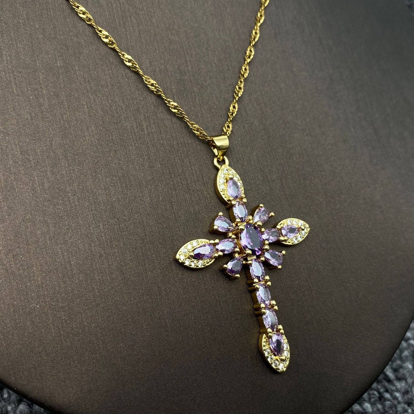 Sparkling Cross Necklace
