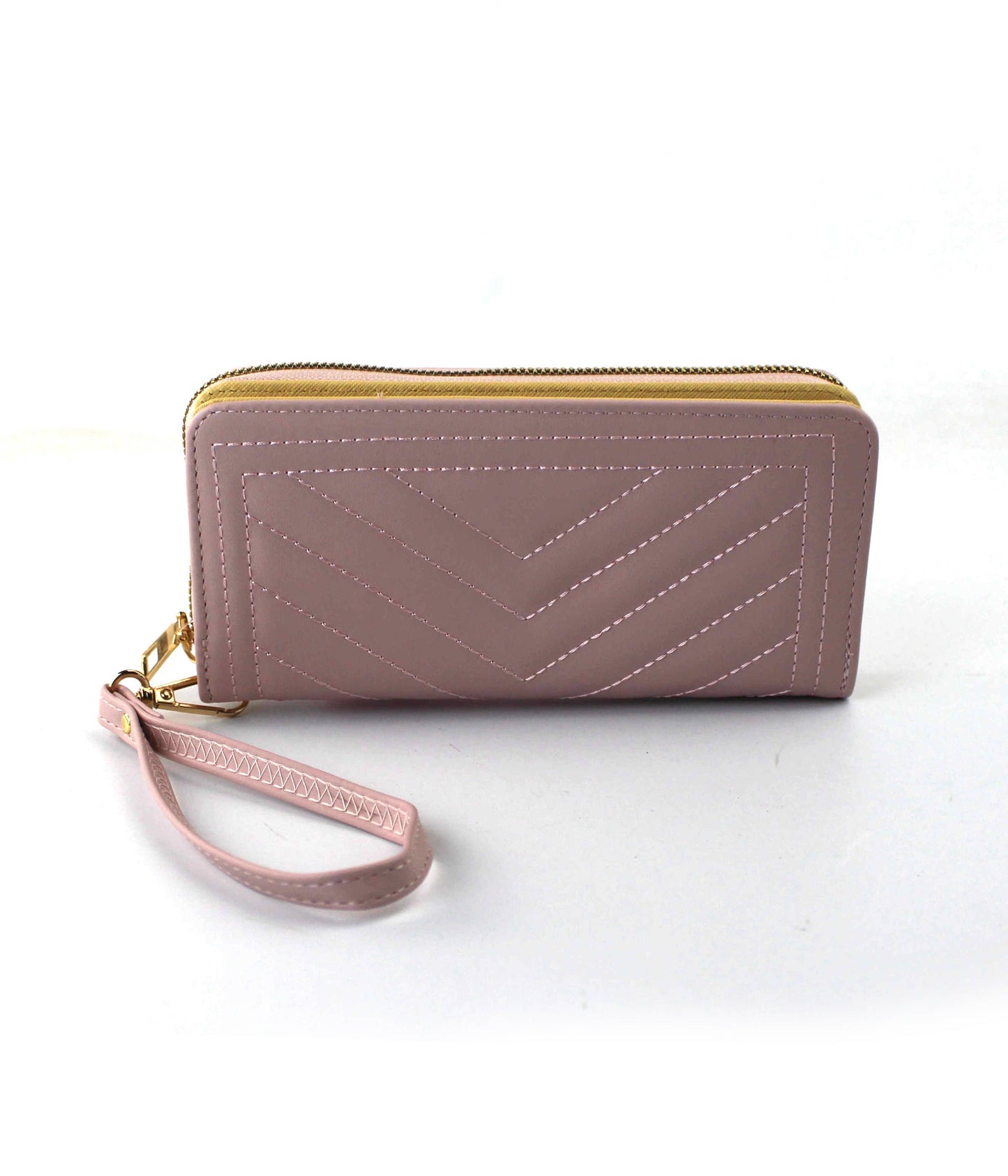 Quilted Wallet with Strap