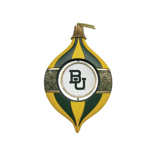 5.5" Baylor Spinning Bulb Ornament