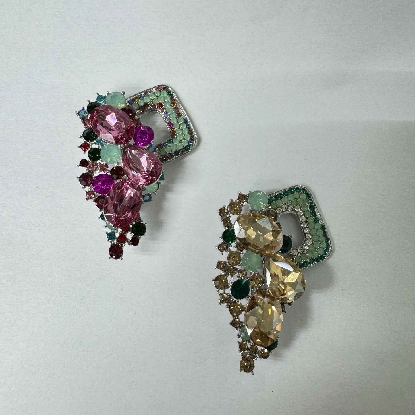 Floral Rhinestone Pin