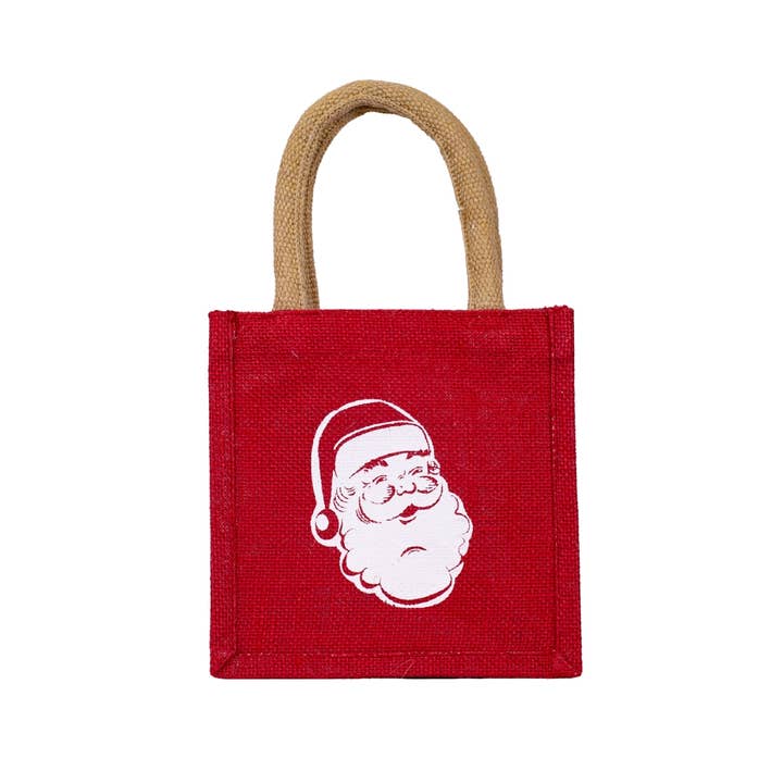 Santa Petite Gift Tote 7x7x5