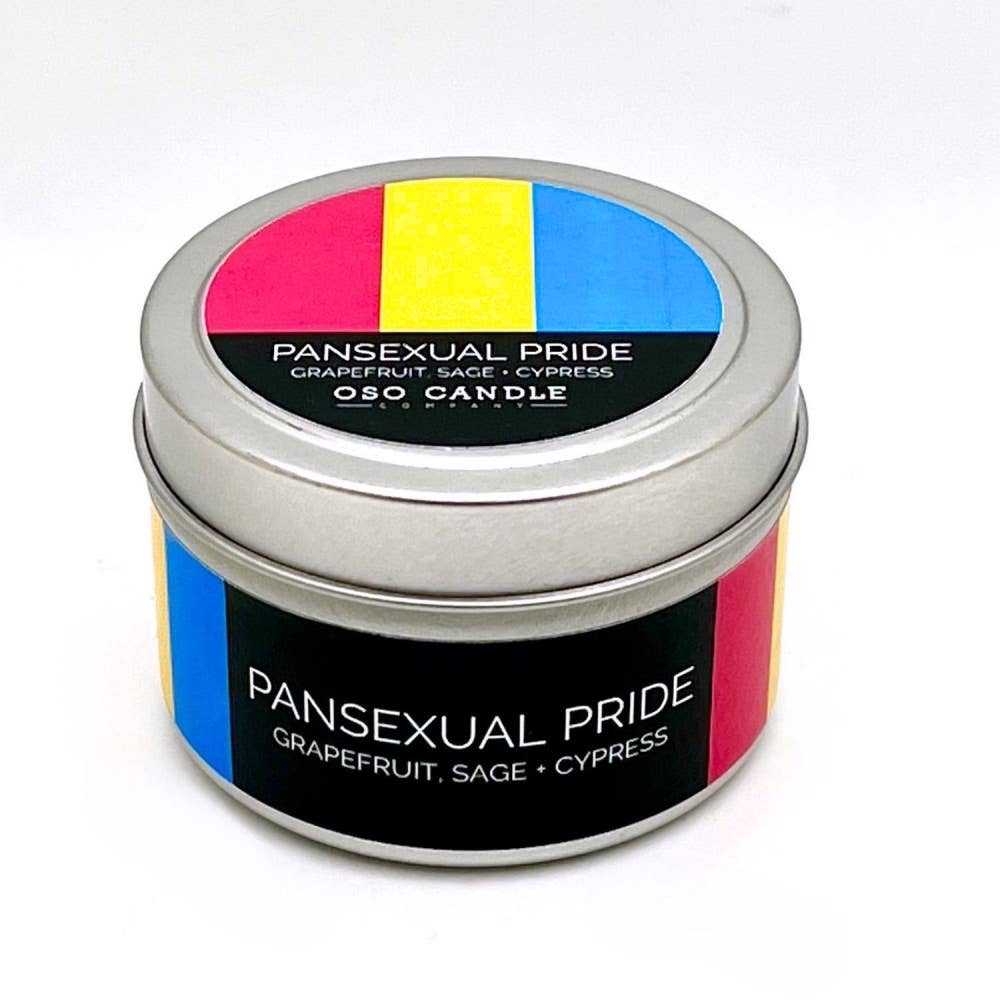 Pride Flag Candle Tin Six-Pack - 3 oz Scented Candle Tins