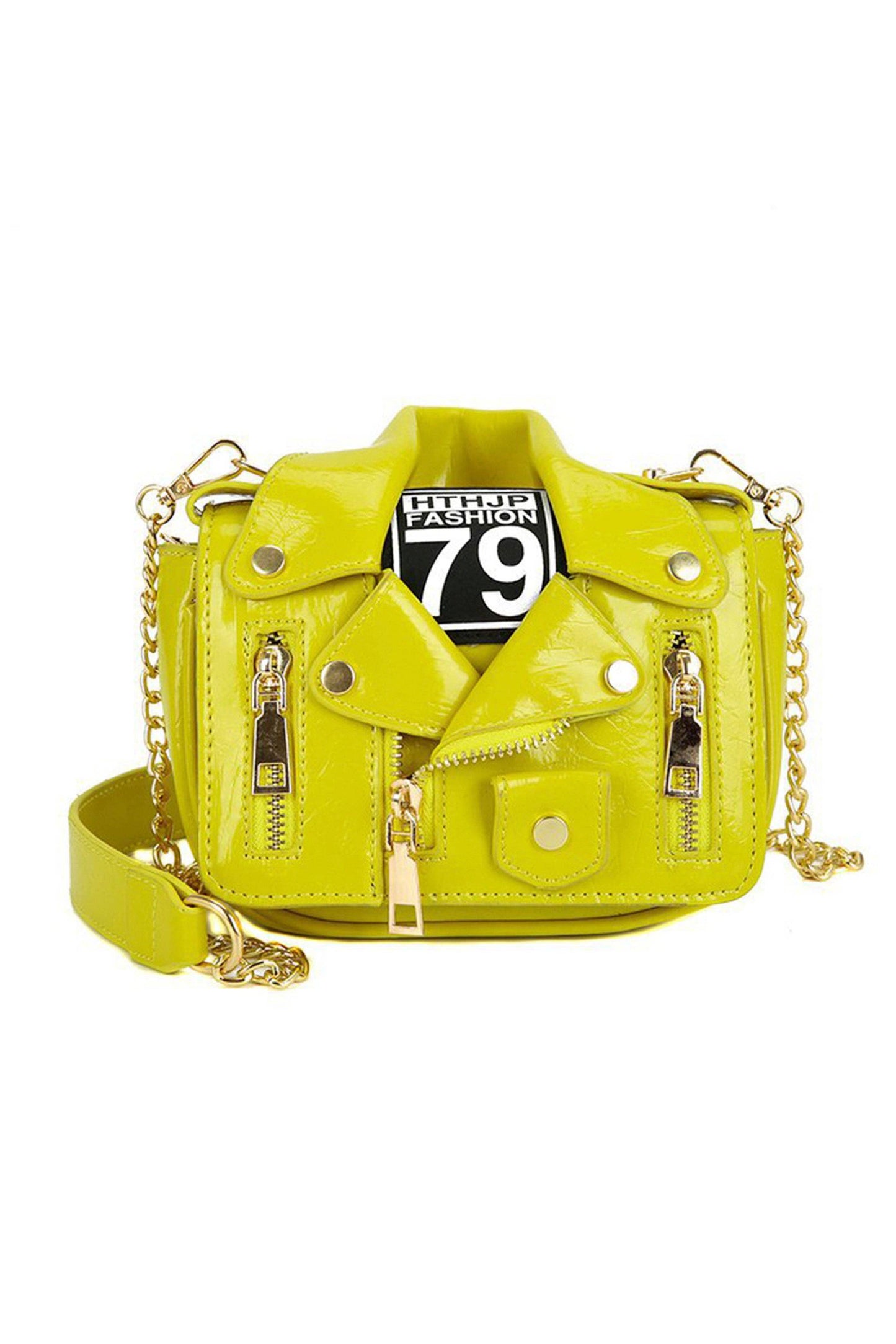 PU Jacket Crossbody Bags