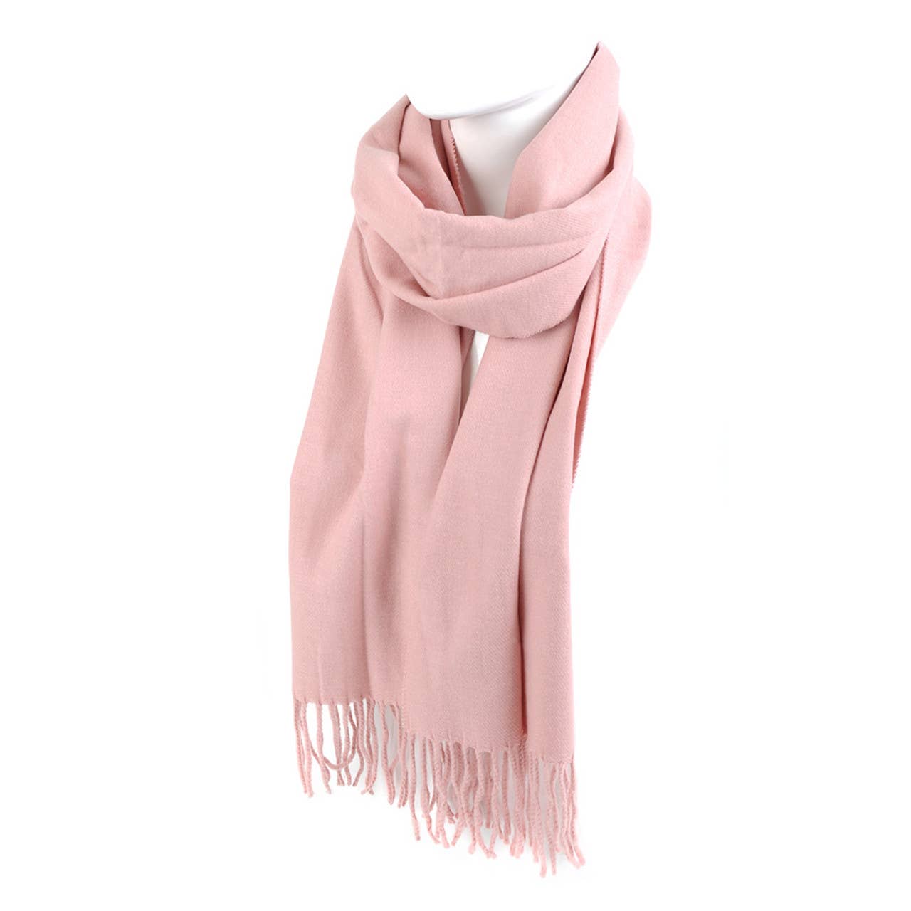 Cashmere Feel Solid Color Scarf Bag Clearance