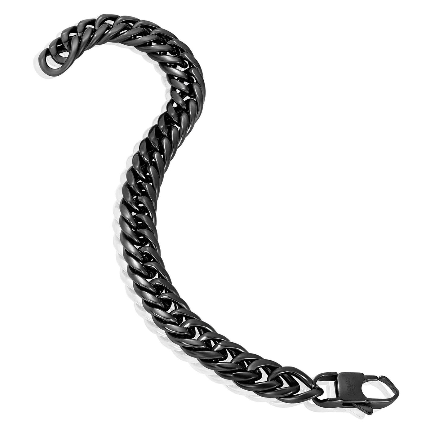 Invicta Jewelry Double Curb Chain Bracelet (11.5mm) - 8.75"