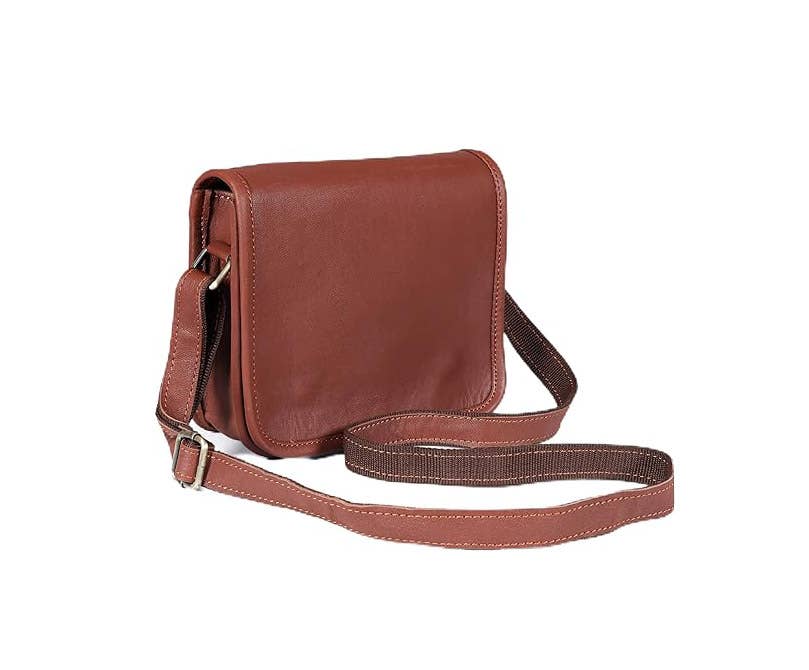 Genuine Leather Shoulder Travel Crossbody Ipad Satchel Bag