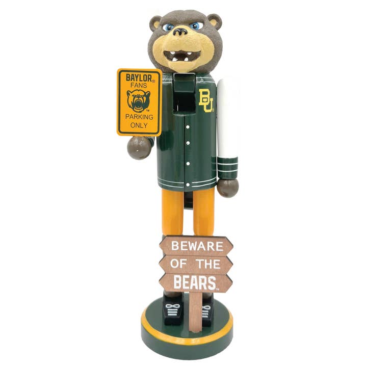 12" Baylor Beware of the Bears Nutcracker