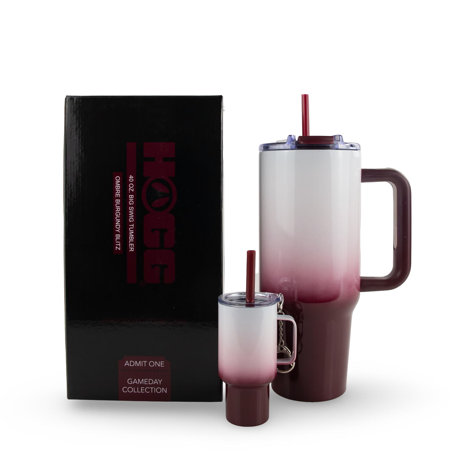 40oz SUBLIMATION TUMBLER BIG SWIG OMBRE + MINI TUMBLER SET