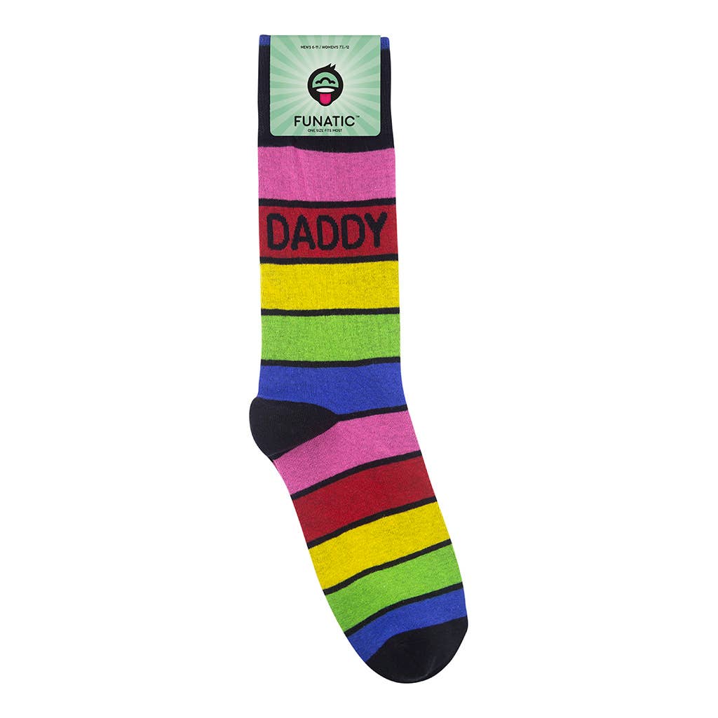 Daddy Gay Rainbow Socks