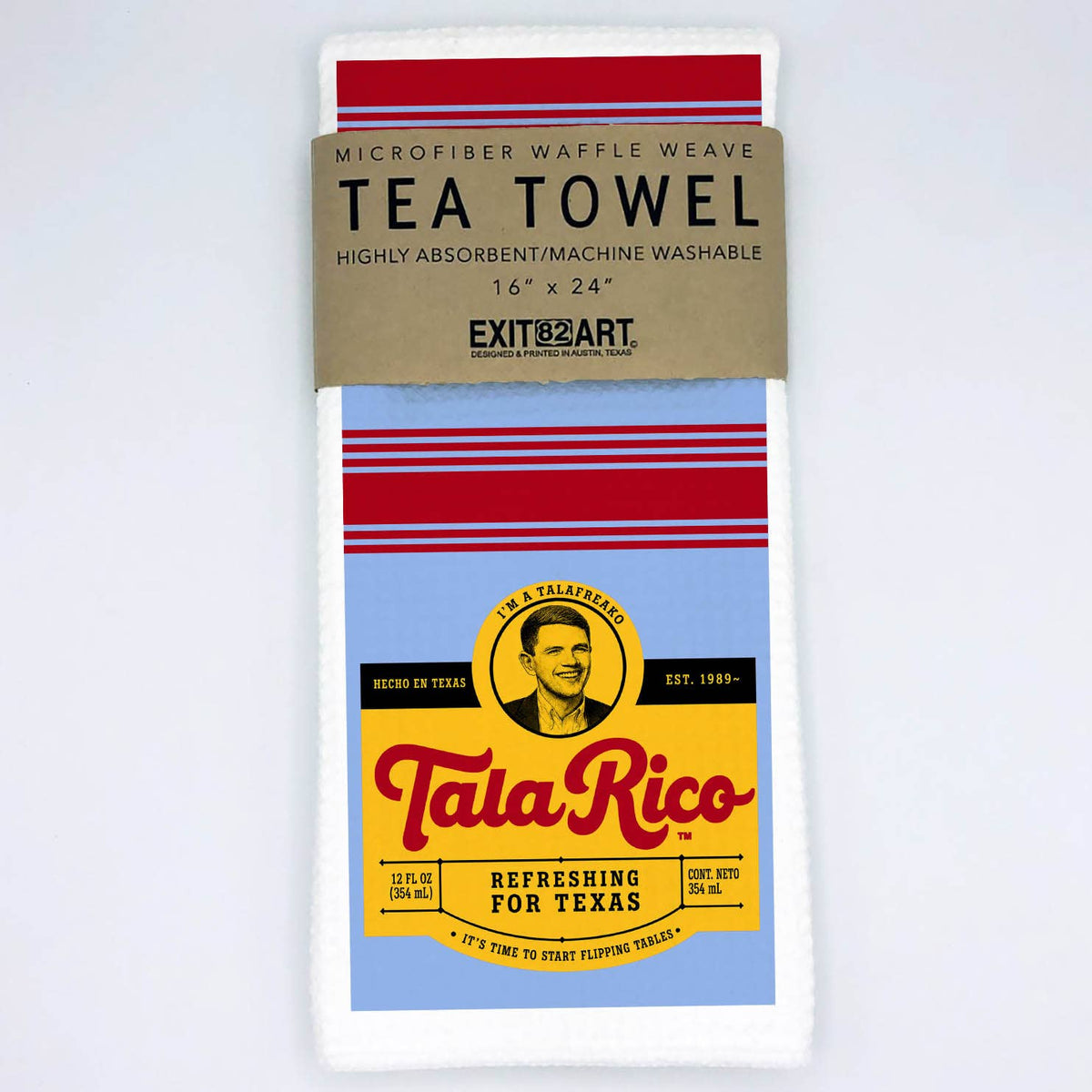 James Talarico - 16" x 24" Waffle Weave Tea Towel