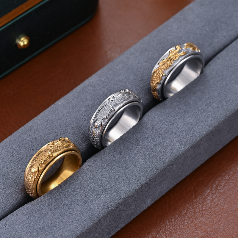 Dragon Anxiety Spinner Ring