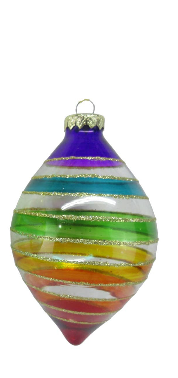 Rainbow Glass Ornaments
