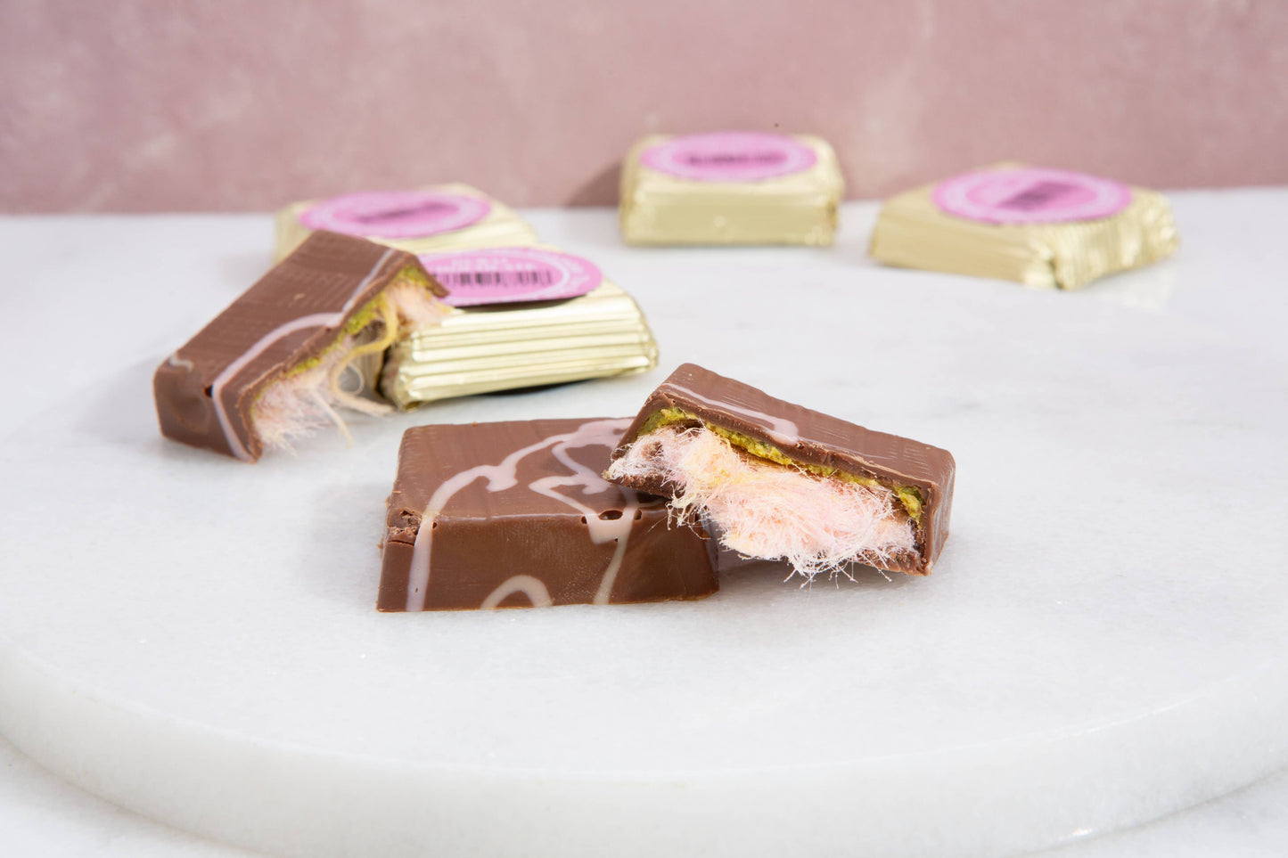 Angel Hair Dubai Chocolate Bite Size Premium Chocolates