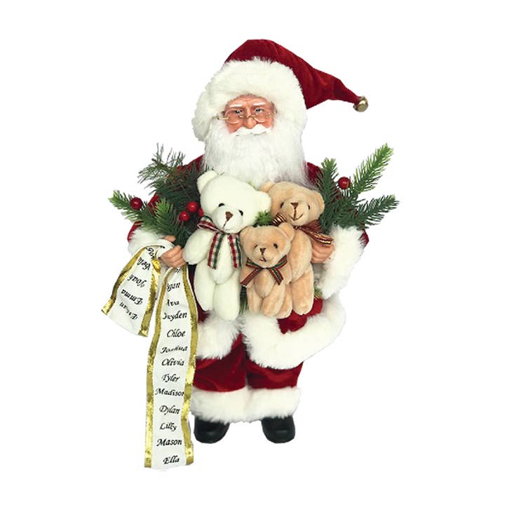 15" Bear Hug Claus