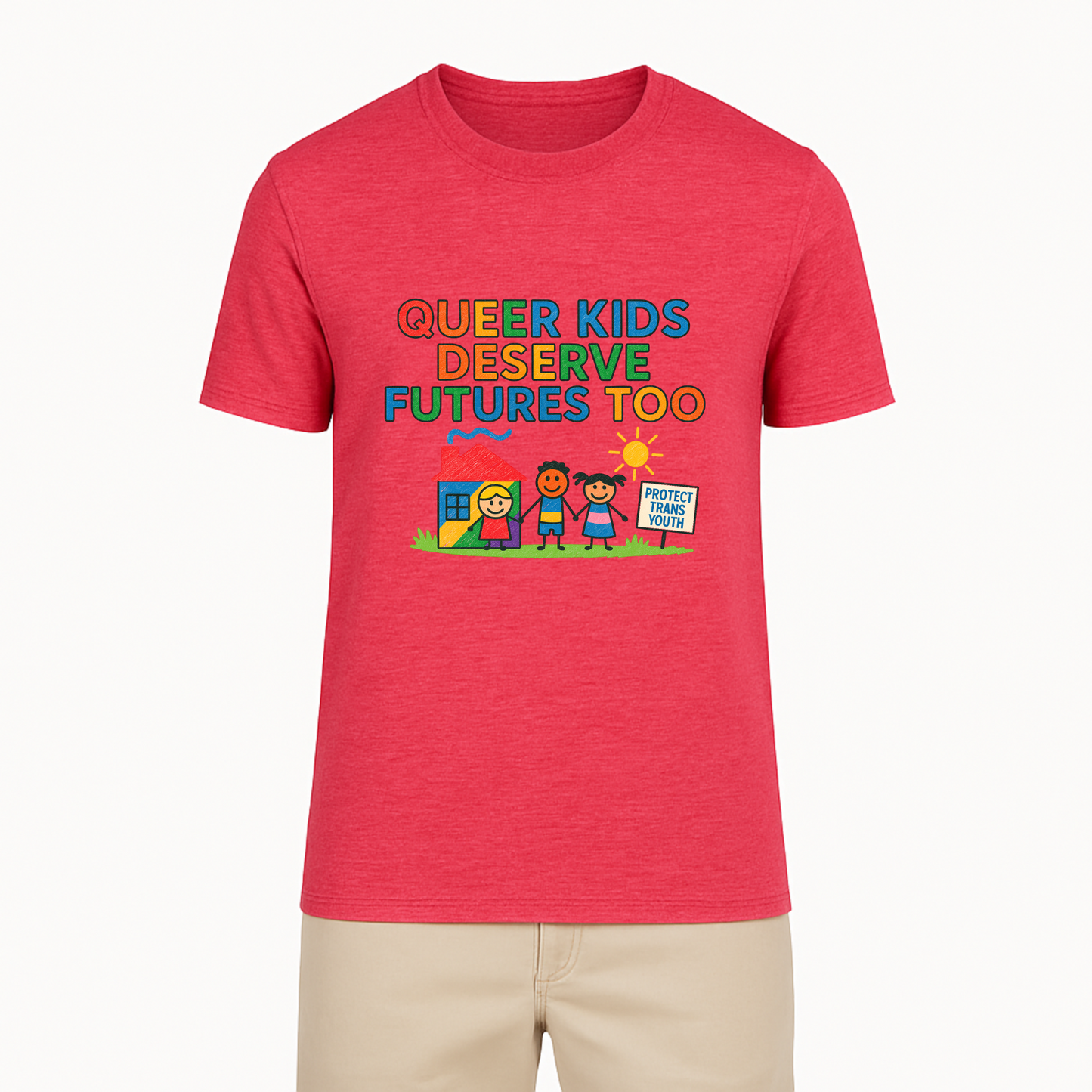 Queer Kids Deserve Futures Too Tee - 4 Colors