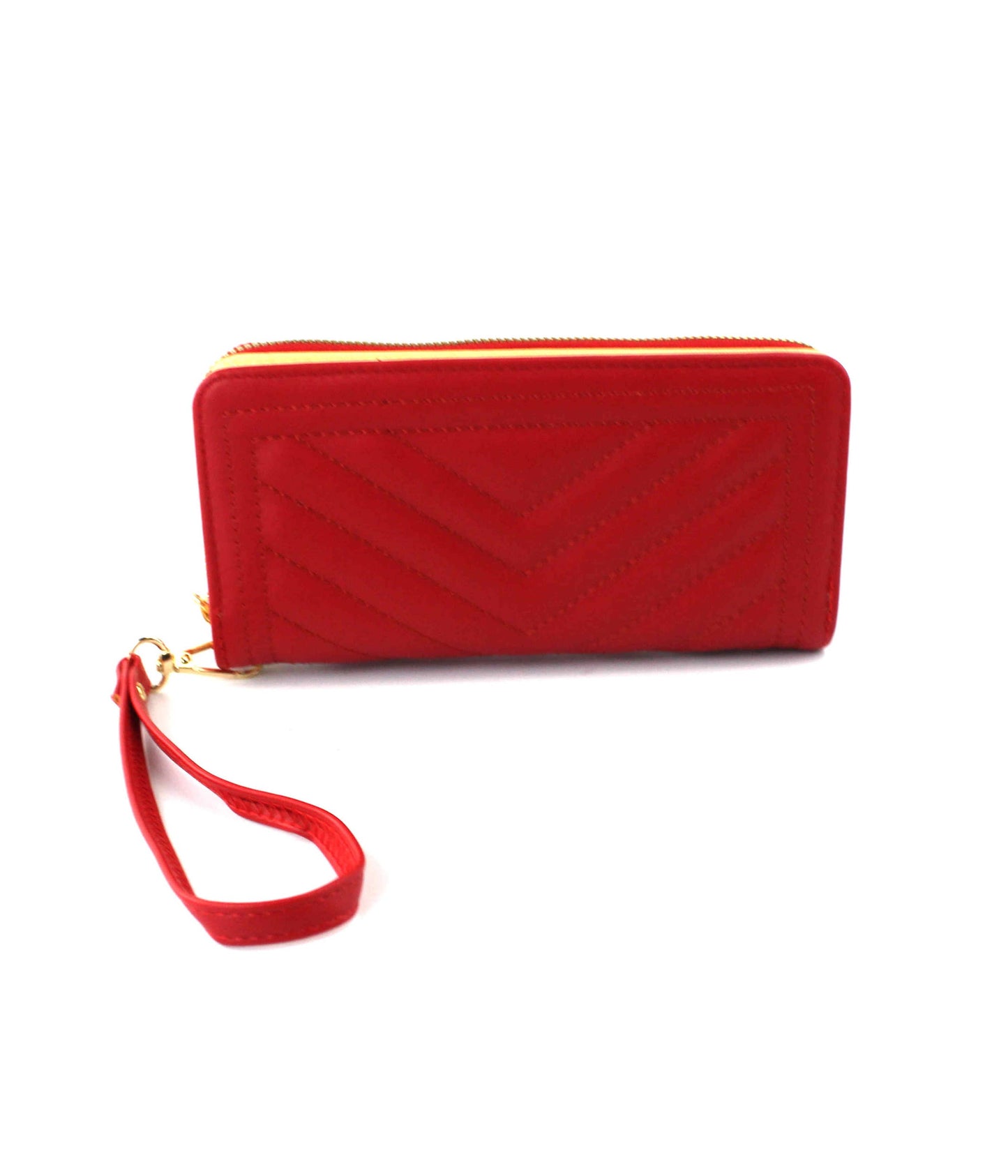 Quilted Wallet with Strap