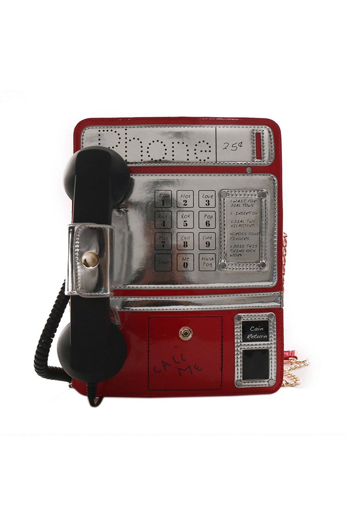 Phone Printed Crossbody Bag