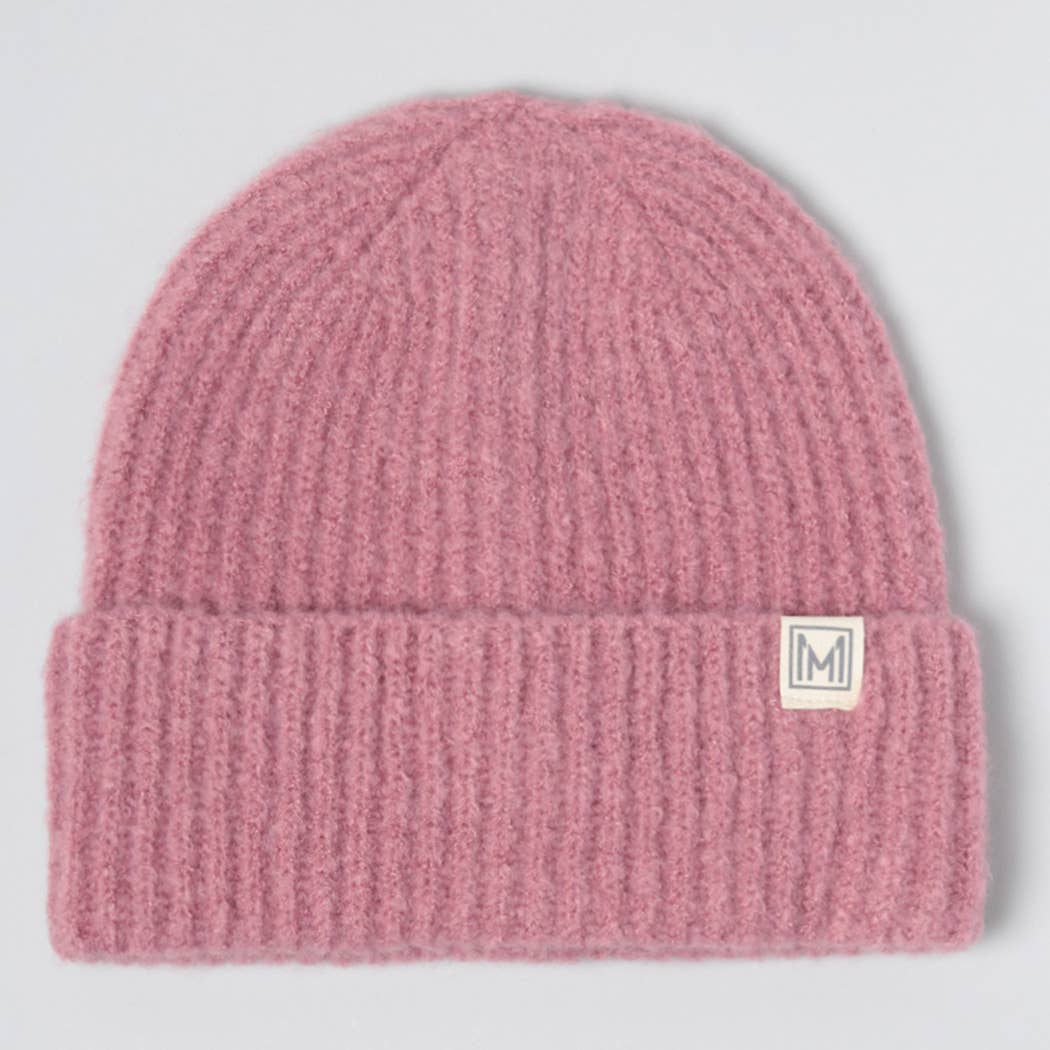 Winter Soft Ribbed Knit Cuff Beanie Hat