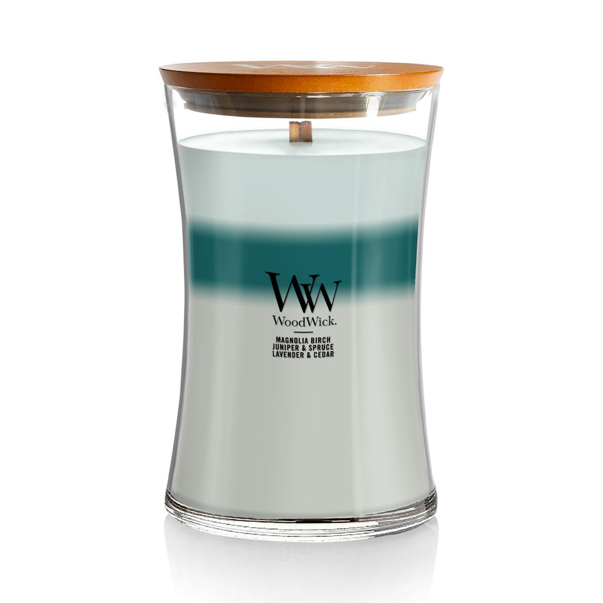 Icy Woodland Trilogy Hourglass Candle