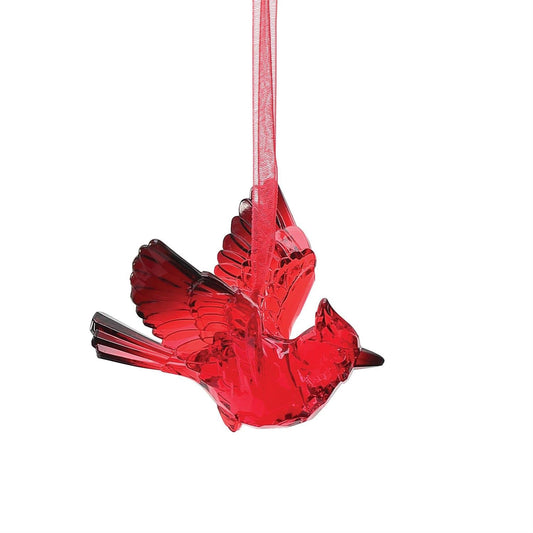 Small Facets Cardinal Ornament