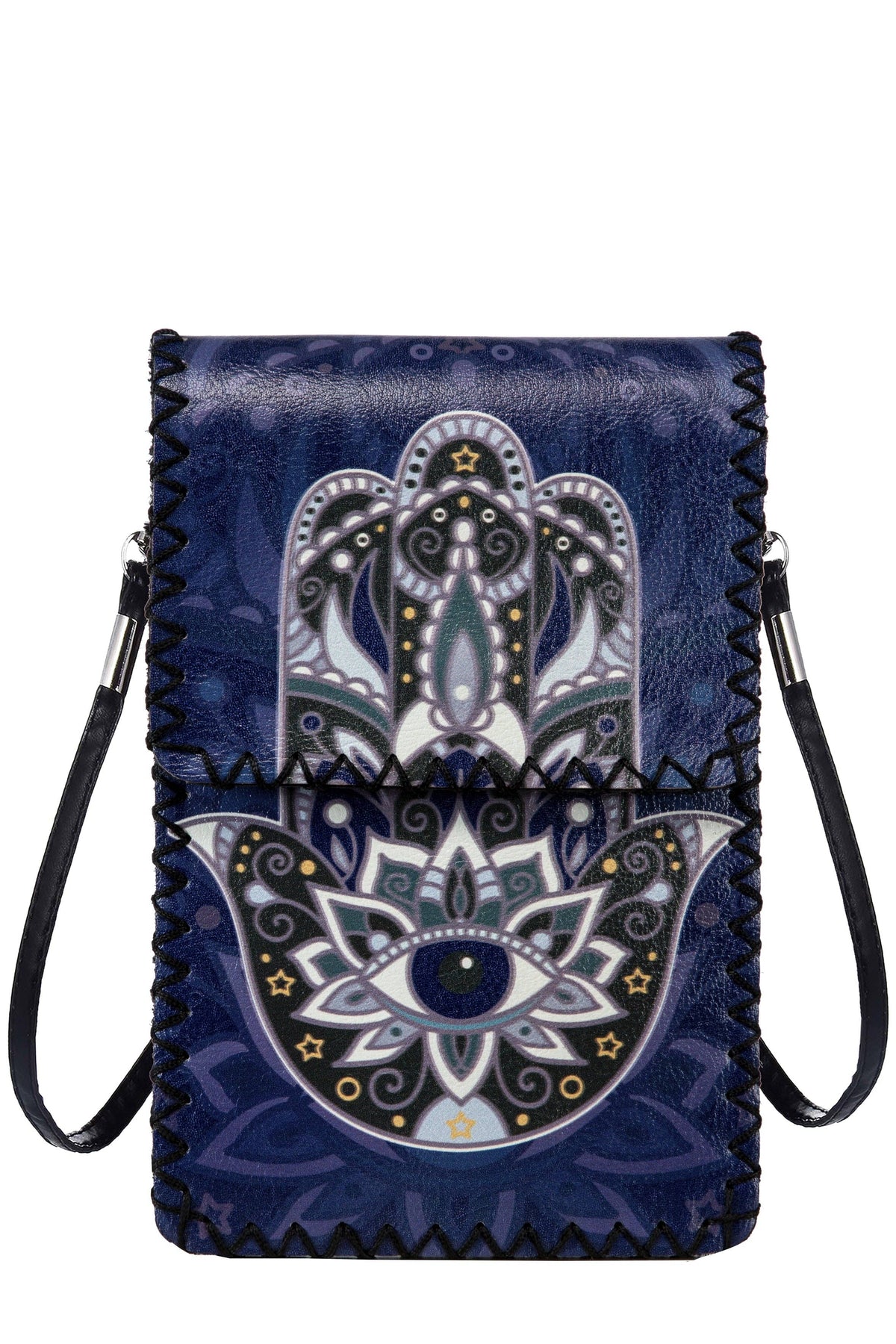 Fatima Palm Printed Crossbody
