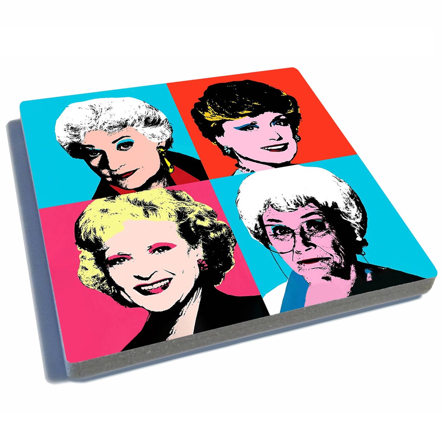 Stone Drink Coaster w/Cork Backing - Golden Girls