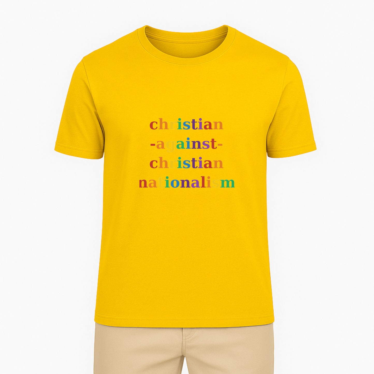 Christians Against Nationalism Tee - 11 Colors