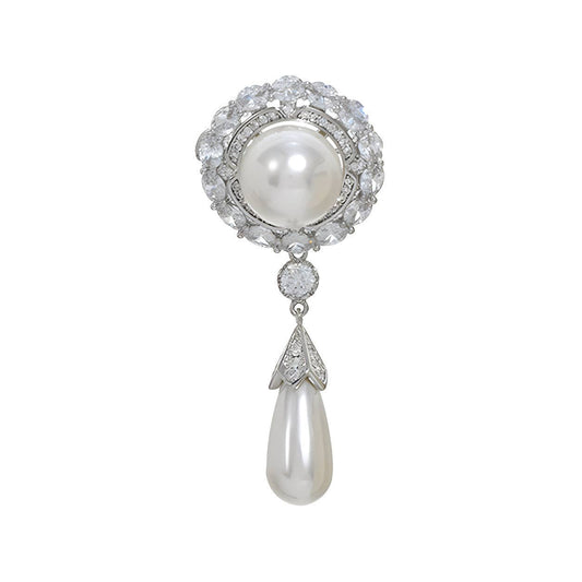 Duchess Crystal Alloy Rhinestone Brooch