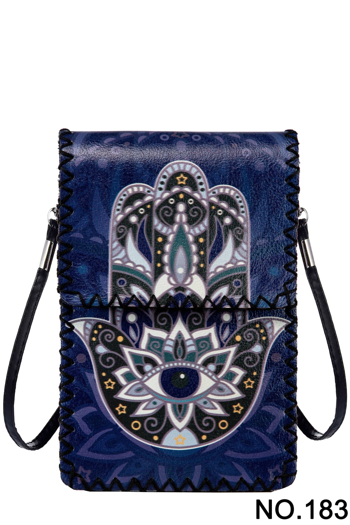 Fatima Palm Printed Crossbody