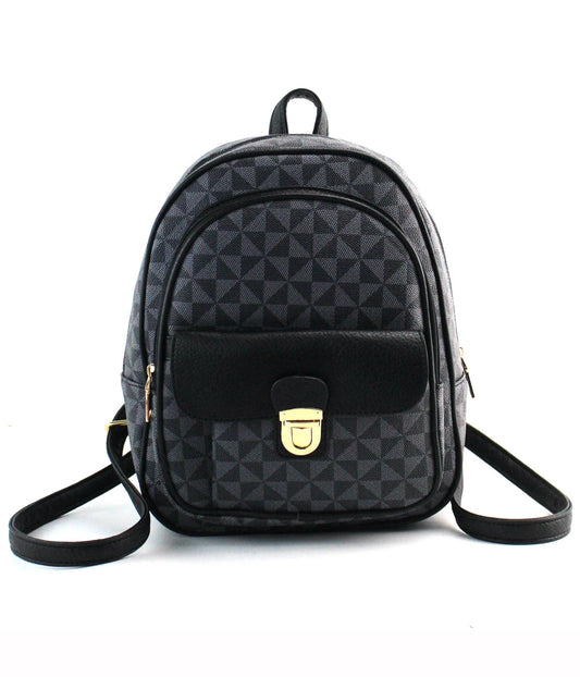 Backpack with Front Flip Pocket