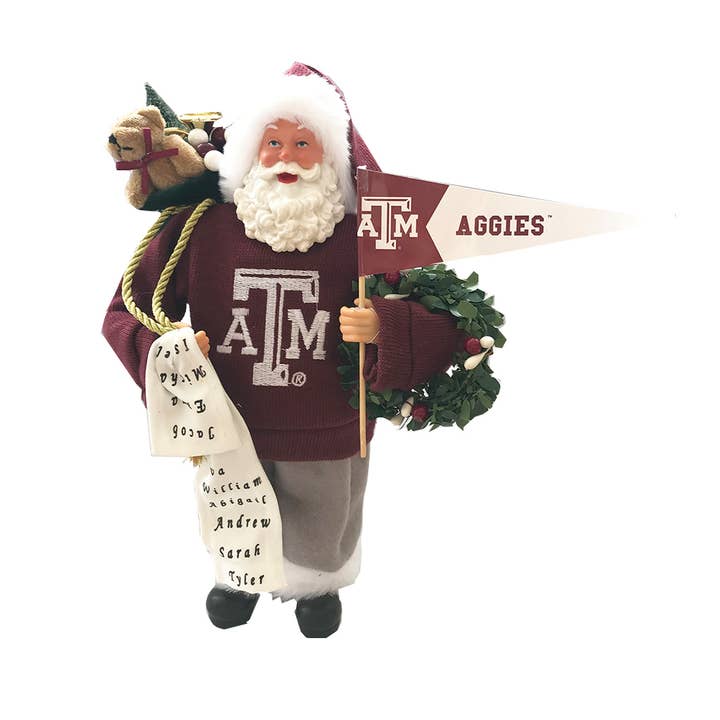 12" Texas A&M Proud Santa