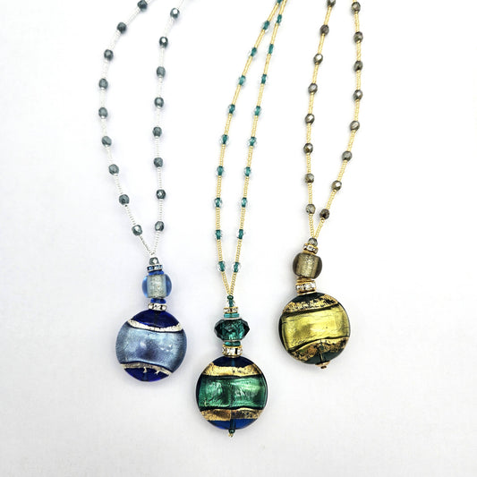 Laura Murano Glass Jewelry Collection - 5 Color Option