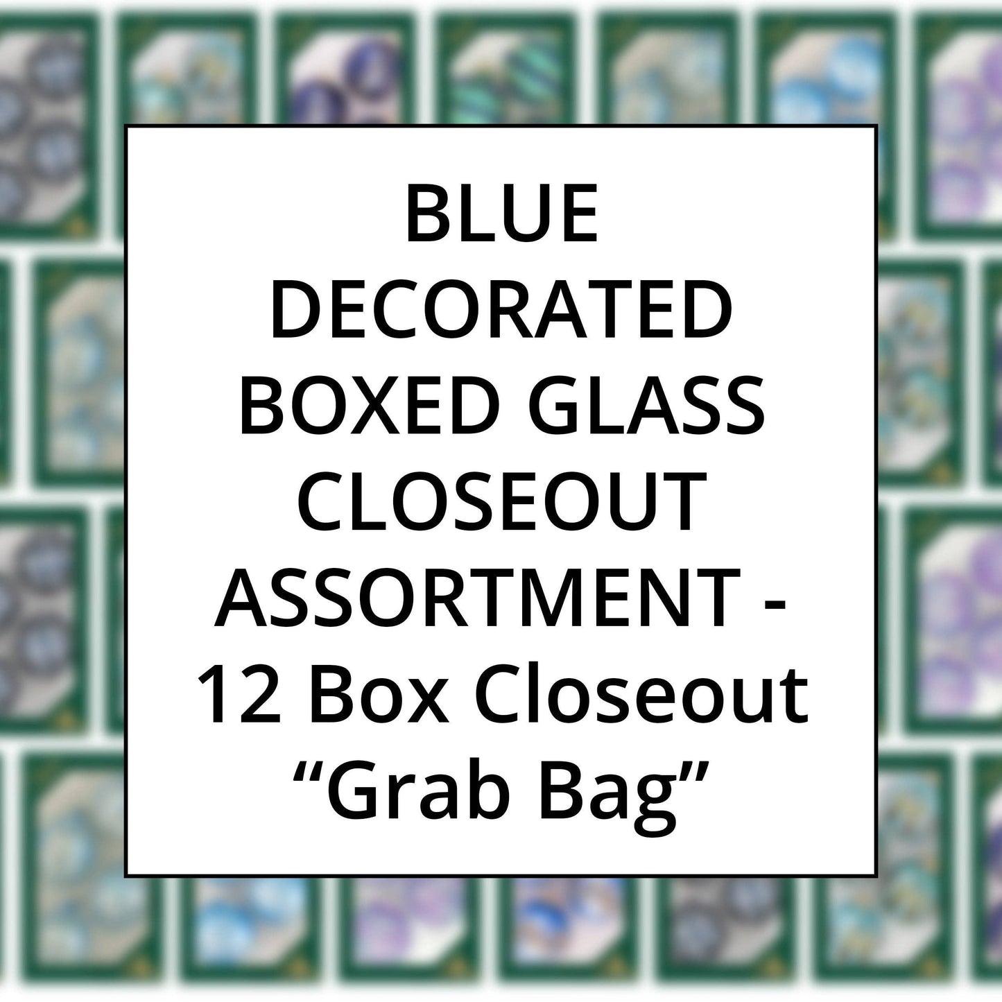 Krebs Blue Glass Ornaments