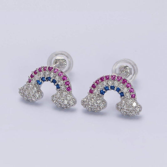 Mini Rainbow Earrings