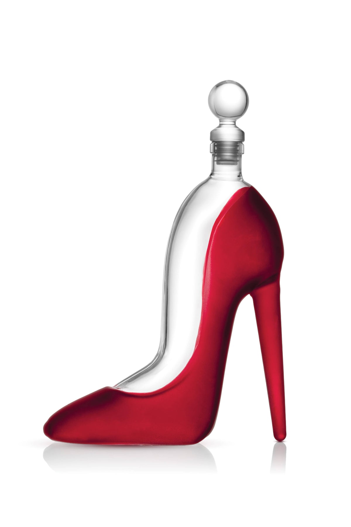 Runway Red High Heel Decanter