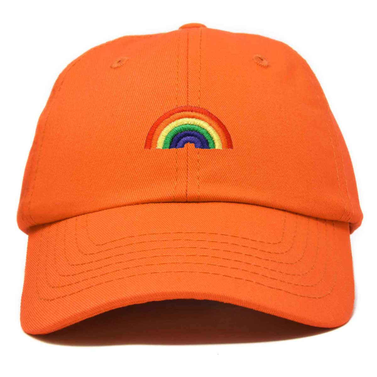 Rainbow Embroidered Baseball Cap